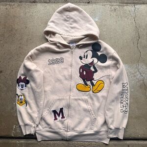 Mickey Mouse Cream Hoodie